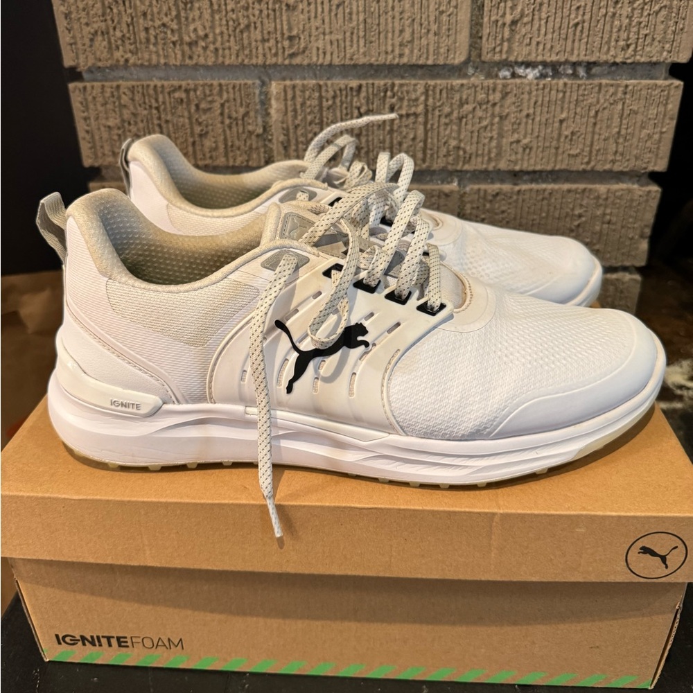 Puma golf shoe in box worn twice